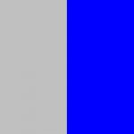 Silver/Blue (Matte)