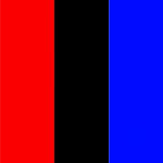 Red/Black/Blue (Matte)