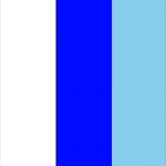 White/Blue/Skyblue