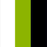White/Green/Black