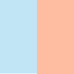 Light Blue/Light Peach (Matte)