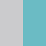 Silver/Nifty Turquoise
