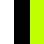 WHITE / BLACK / LIME