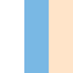 White/Light Blue/Salmon