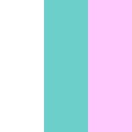 White/Mint Green/Lavender