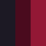 Black/Burgundy/Vivid Red